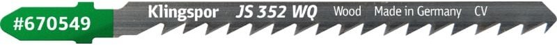Thumbnail - Klingspor - js 352 wq Stichsägeblätter 100x8x1,25mm Länge 75Crom-Vanadium 5 Stk.