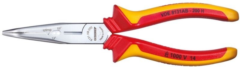 Thumbnail - Sb vde 8131 AB-200 h VDE-Mehrfachzange 200 mm gewinkelt Hüllenisolierung