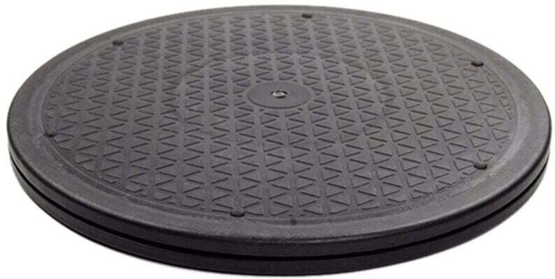 12 Zoll Hochleistungs-Drehgelenkständer aus Stahl mit Kugellager für TV-Monitor, Lazy Susan-Plattenspieler, schwarze run...