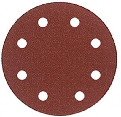 Klettverschluss-Mehrzweckscheibe Classic ø 125 Grain 40 Gelocht 8Stk.