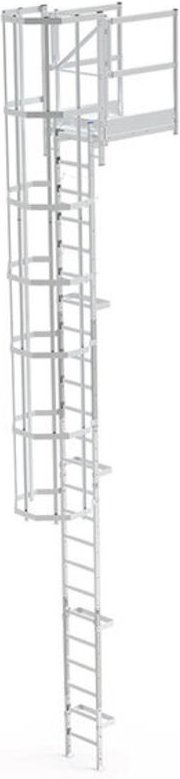 Matisère - Ortsfeste Steigleitern - Steighöhe 7.40 bis 7.70m - CS77-CPSH-060-CVAP