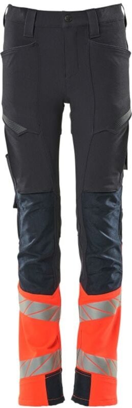 Mascot Hose für Kinder Gr. 128 schwarzblau/hi-vis rot
