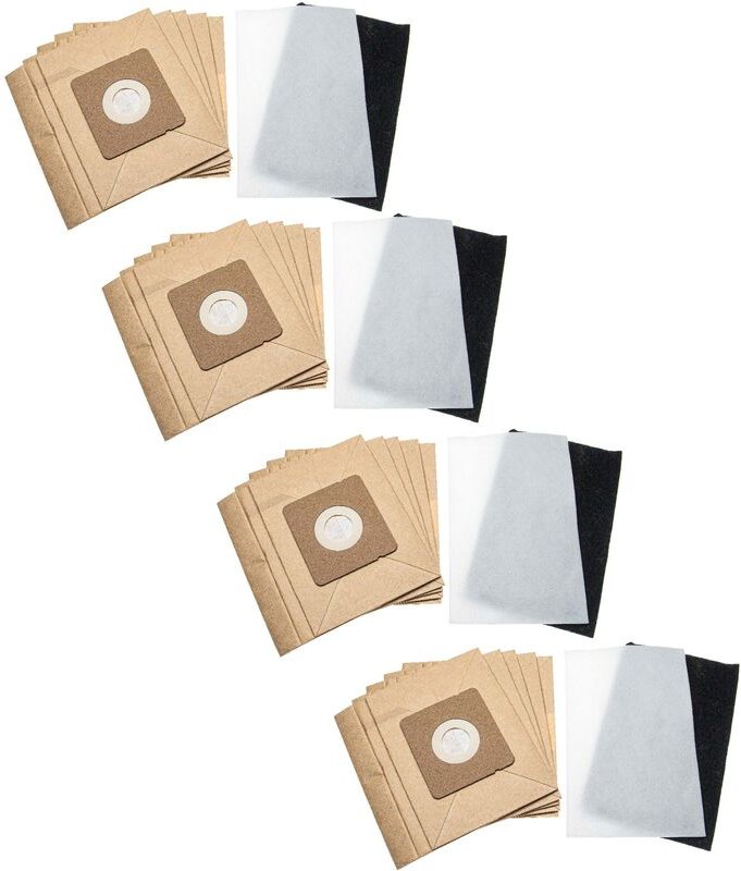 24-tlg. Filter + Beutel (Papier) Set Ersatz für Rowenta ZR003901, ZR0041, 900 25 69-89/6, ZR0039 für Staubsauger - Vhbw