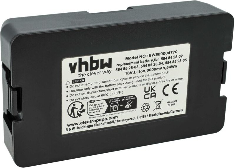 Vhbw - Akku kompatibel mit Gardena smart System Start Set 19200-60 Rasenroboter (3Ah, 18V, Li-Ion)