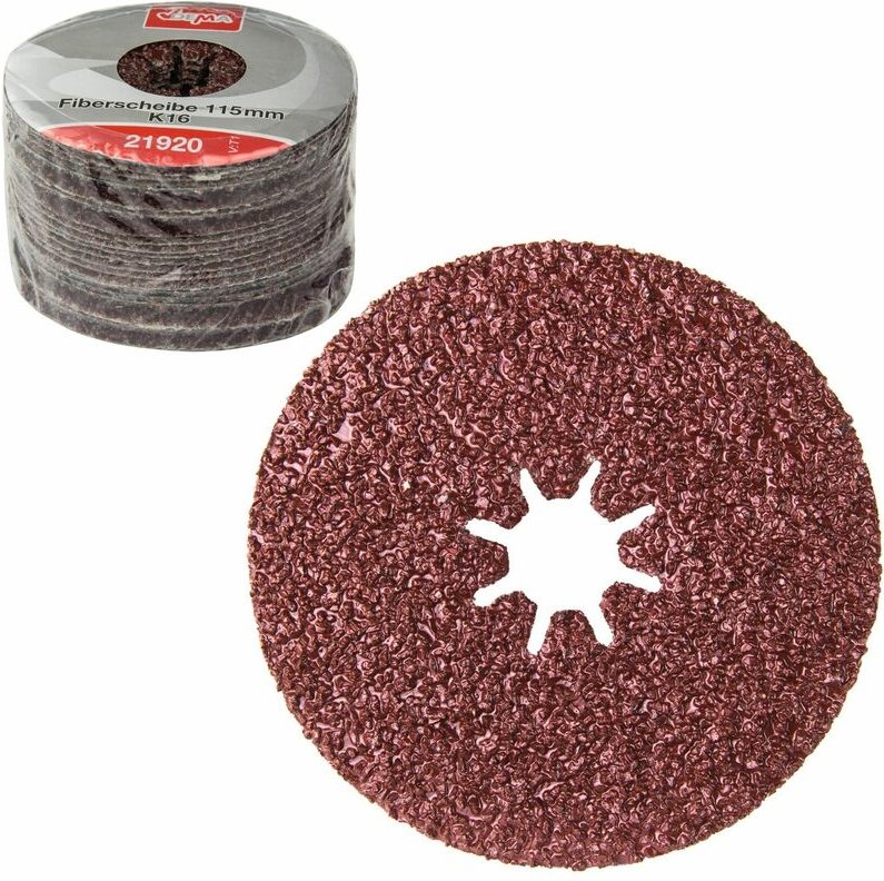 Dema - Fiberscheiben 115mm K16 Schleifscheibe Fächerscheibe Schleifteller Schleifmop