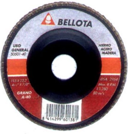 Metallschleifblatt Korund acorn disc 50501-120