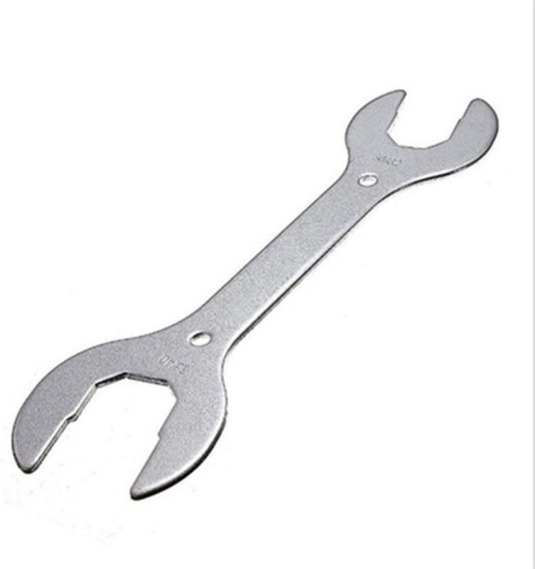 Shining House - Fahrrad-Steuersatzschlüssel, verstellbarer Fahrradschlüssel, 30 32 36 40 mm Doppelendschlüssel, Nabenkon...