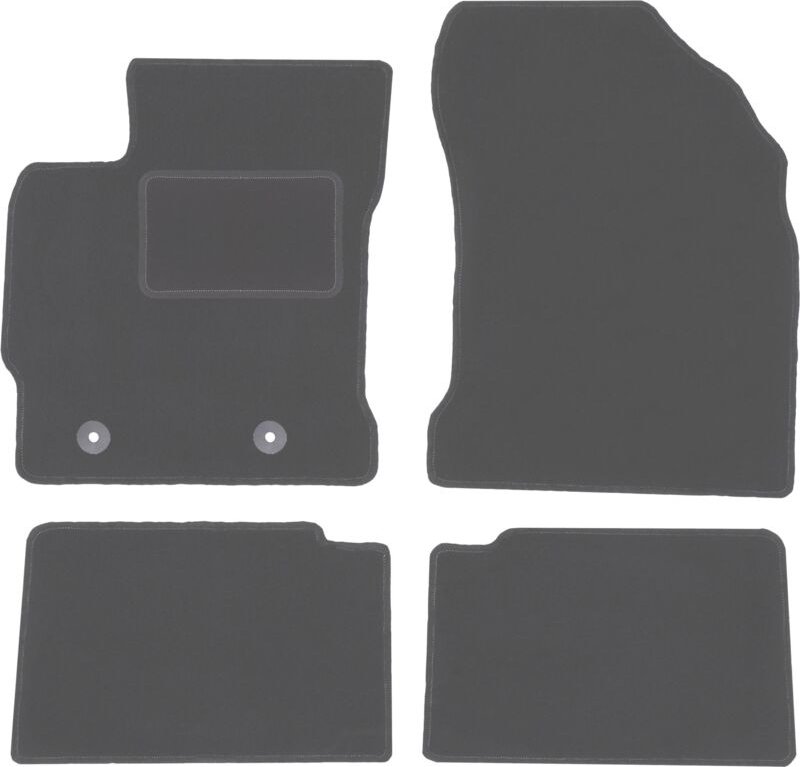 Graphit-Fußmatten für: Toyota Auris II Hybrid Schrägheck, Kombi (2012-2018)