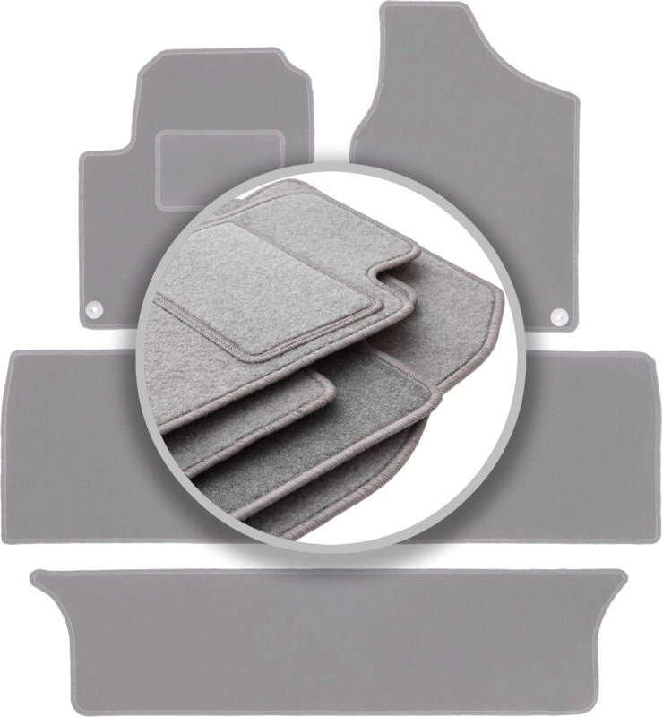 Graue Automatten für: Seat Alhambra I Minivan (1995-2010)