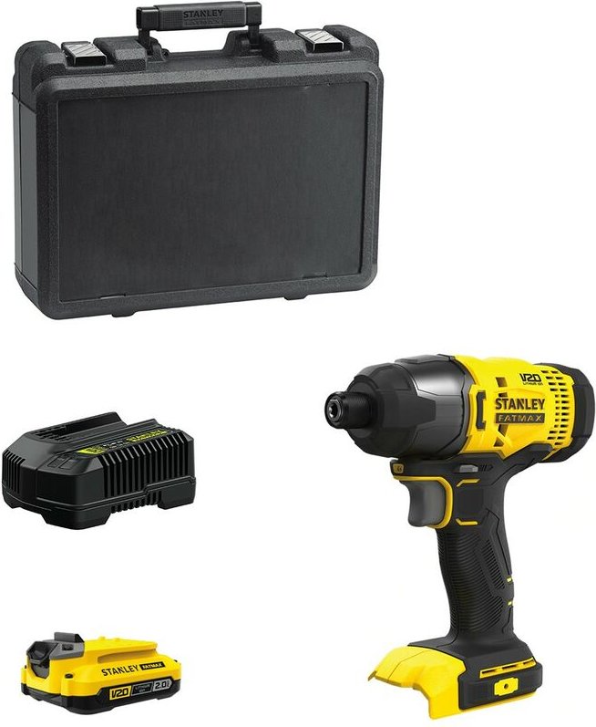 Stanley - Schlagschrauber FatMax SFMCF800D1K (1 x 2,0 Ah + Ladegerät + Koffer)