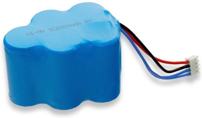 1x Akku kompatibel mit Ecovacs Deebot D63s, D66, D68, D62s, D62, D63, D630, D650, D660, D680, D65 Saugroboter (2000 mAh,...