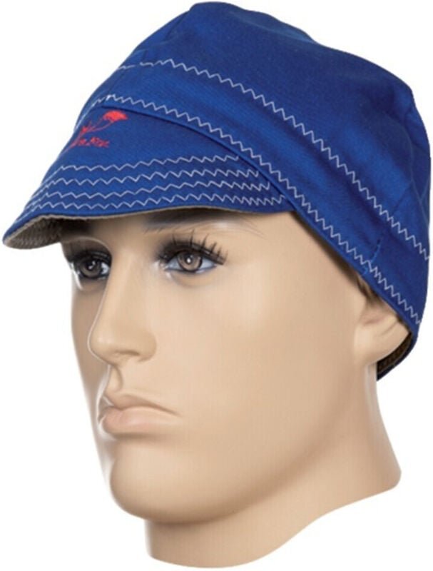 Weldas - Schweißermütze gewebe-feuerfest blau Nr. 23-6515 61 cm