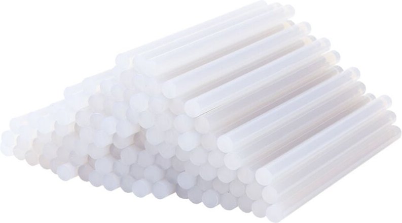 110 Stück Heissklebe 11 x 200 mm rund Heißklebesticks lösemittelfrei transparent schnelltrocknend für gängige Heißklebep...