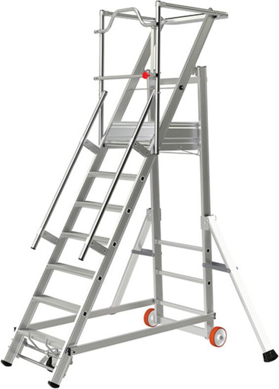 Stehleiter 10 Stufen - Maximale Arbeitshöhe 4.18m - 2271110