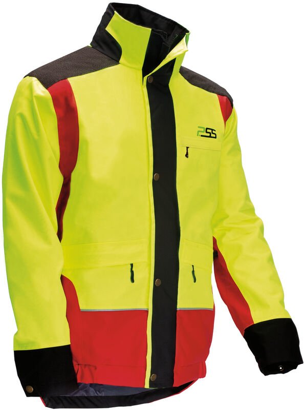 PSS Regenjacke wasserdicht X-treme Rain Gelb/Rot Größe 3XL