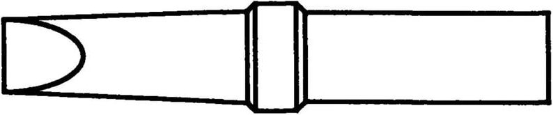 Weller - 4ETA-1 Lötspitze Meißelform Spitzen-Größe 1.6 mm Inhalt 1 St.