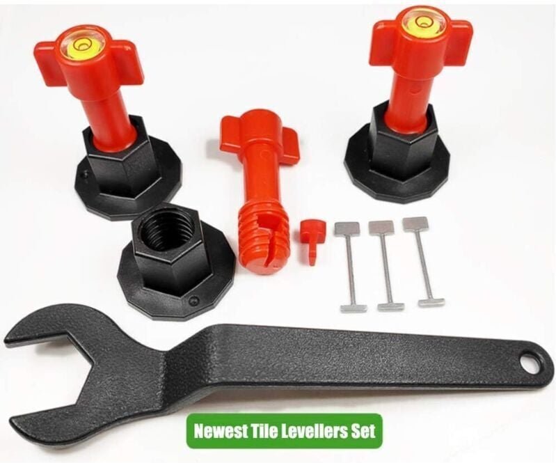 Thumbnail - 100 Stück austauschbare Nadel-Nivellierwerkzeuge für Boden-, Wand- und Keramikfliesenbau, wiederverwendbar - RWBricolage...