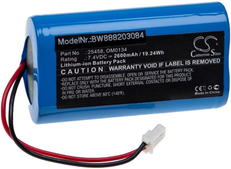 Vhbw - Akku Ersatz für SurgiTel 25458, OM0134 für Medizintechnik (2600mAh, 7,4V, Li-Ion)