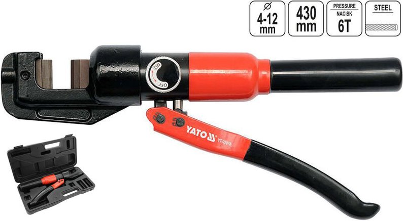 Hydraulikschneider Bolzenschneider Handschneider Hydraulischer Schneider Bolzen Stahl 4-12mm