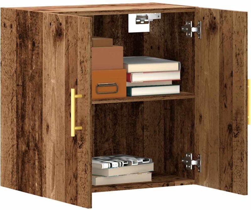 Wandschrank Altholz-Optik 60x31x60 cm Holzwerkstoff Vidaxl