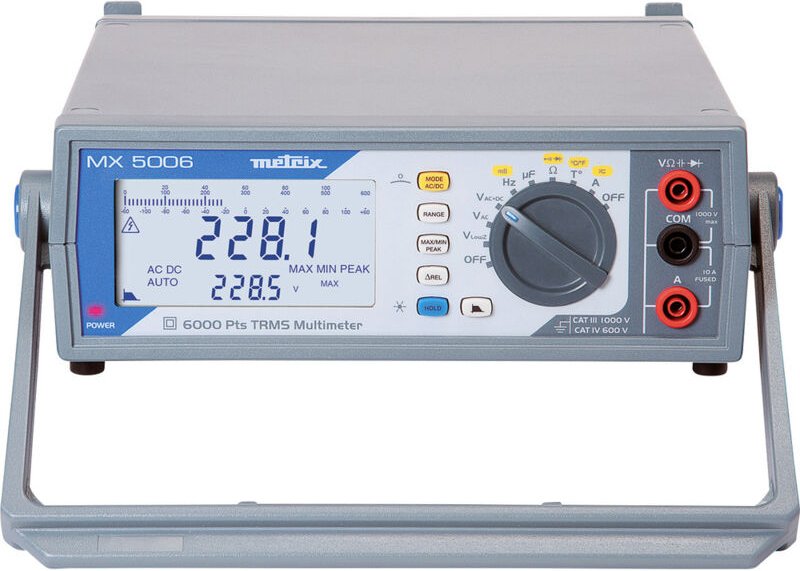 Metrix MX 5006 Tisch-Multimeter digital, analog CAT III 1000 V Anzeige (Counts): 6000