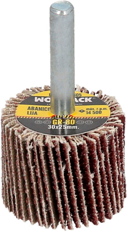 Fächerschleifpapier Körnung 80 30x25mm