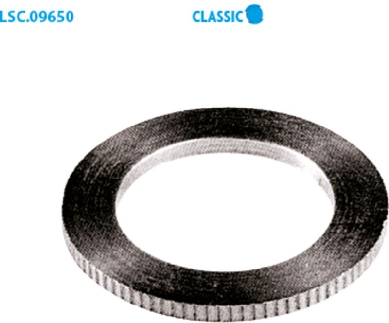 Kreuznutierte Reduziermutter für Bohrungsdurchmesser Classic ø 20 Bohrung 10 Stärke 1,4 mm