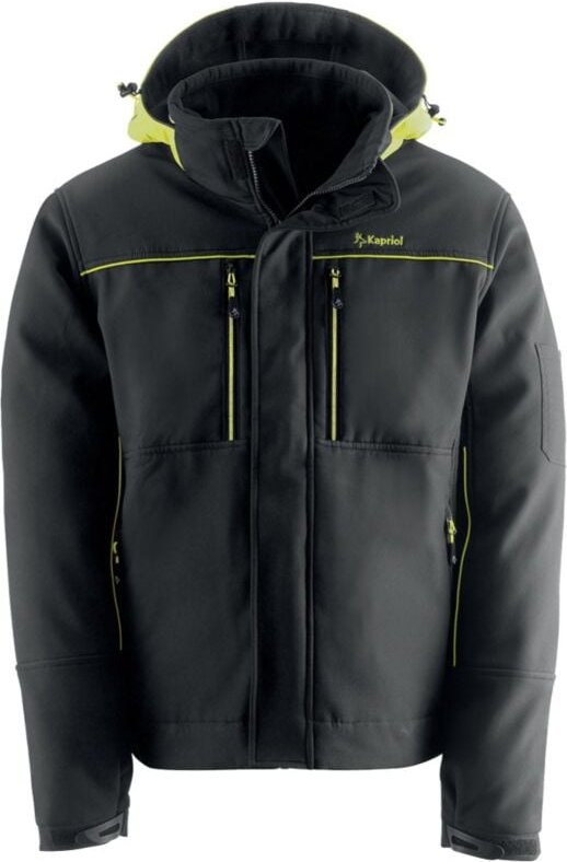 Kapriol - Dynamic softshell Gefütterte Arbeitsjacke - s - Schwarze