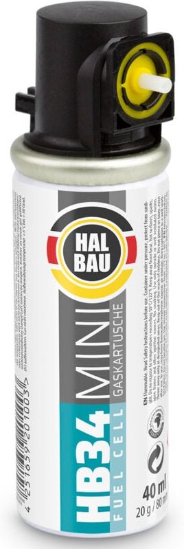 Halbau - Gaskartusche 80mm 40ml Fuel Cell Ersatzgas für Stiftnagler HB34 - 1 St.