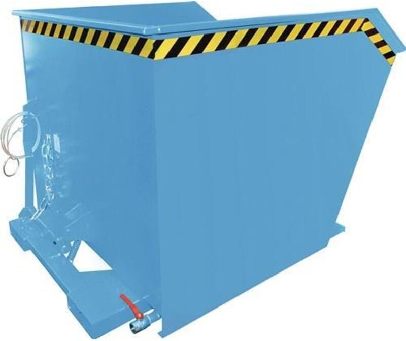 Bauer Spänebehälter SGU 100, lackiert, Lichtblau