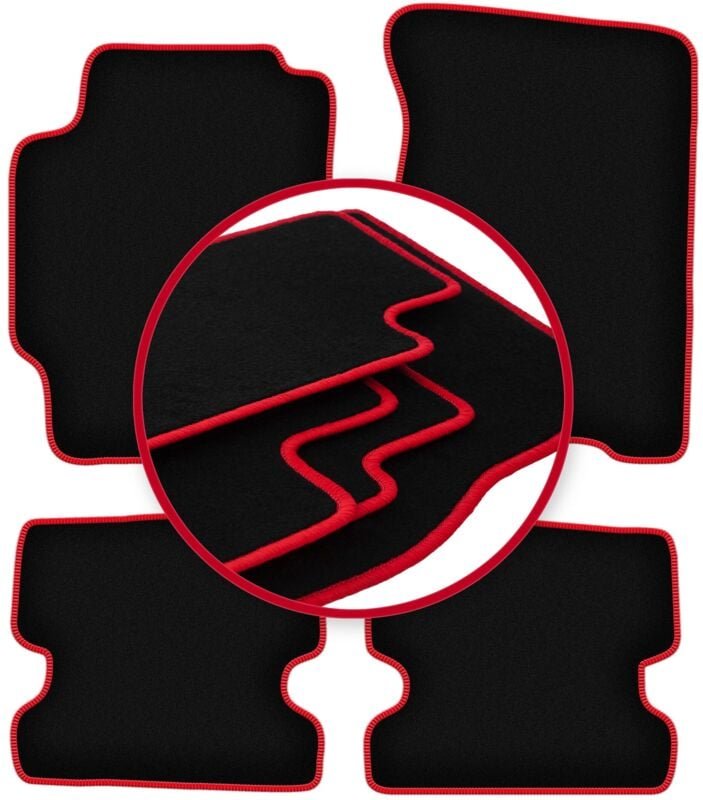 Thumbnail - CARLUX-RED Autofußmatten für: Mazda MX-6 II Coupé (1992-1997)