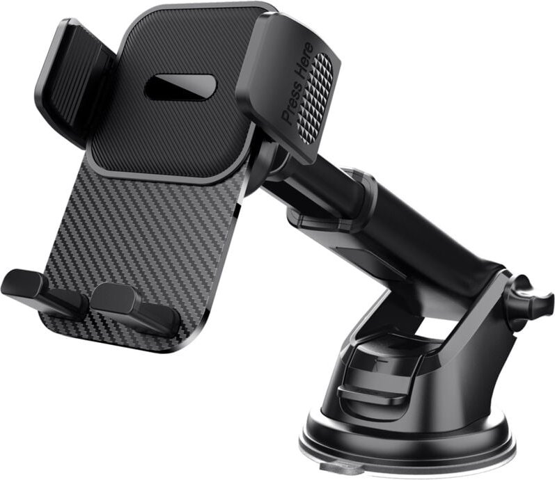 1-teiliger Autotelefonhalter, Saugnapf-Armaturenbrett-Telefonhalterung, 360 ° -Drehung, Einhandbedienung, Auto-Windschut...