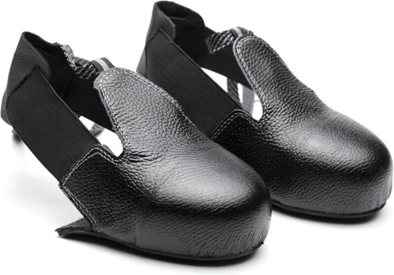 1 Paar Sicherheitsschuhüberzüge mit Stahlkappe – Universal-SLabor mit verstellbarem Riemen für den industriellen Arbeits...