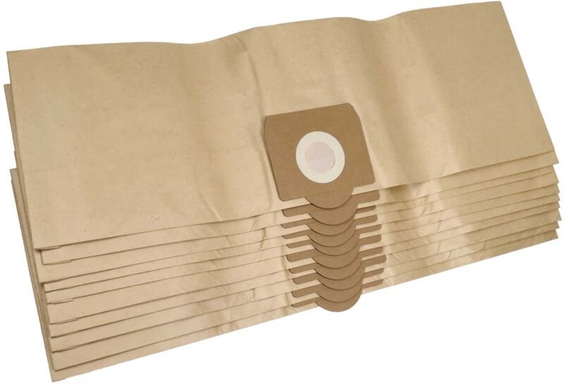vhbw 10 Staubsaugerbeutel Filtertüten aus Papier kompatibel mit Staubsauger Saugroboter Mehrzwecksauger Siemens 460 448 ...