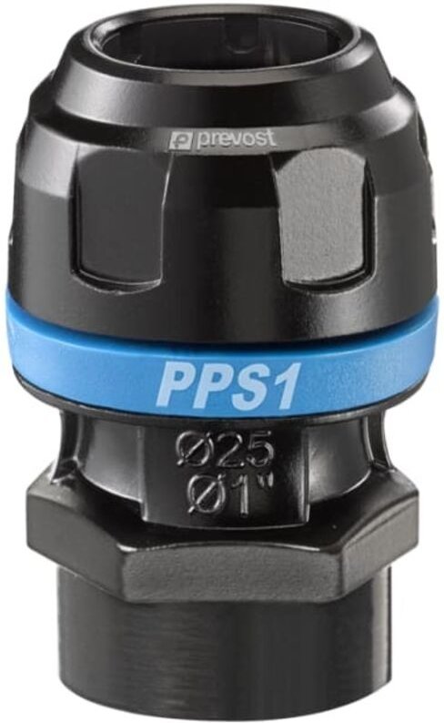 Thumbnail - Gerades Aluminiumfitting mit zylindrischem Innengewinde für Rohre - ø 25 mm Prevost PPS1 MF2534
