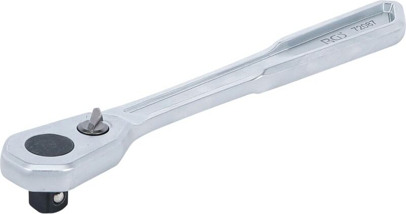 Bgs Technic - Umschaltknarre extra flach feinverzahnt Abtrieb Außenvierkant 12,5 mm (1/2')