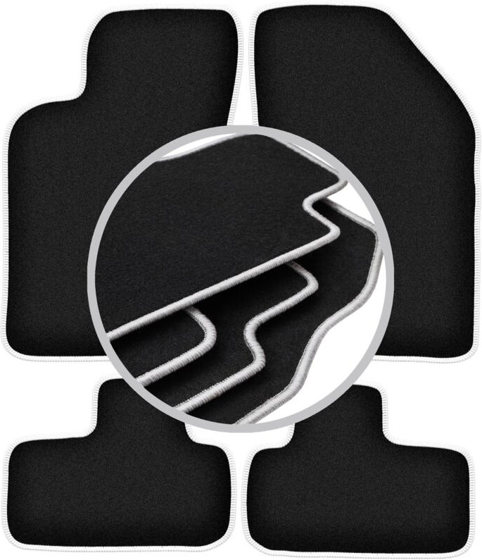 CARLUX-SILVER Autofußmatten für: Fiat Coupe I Coupé (1994-2000)