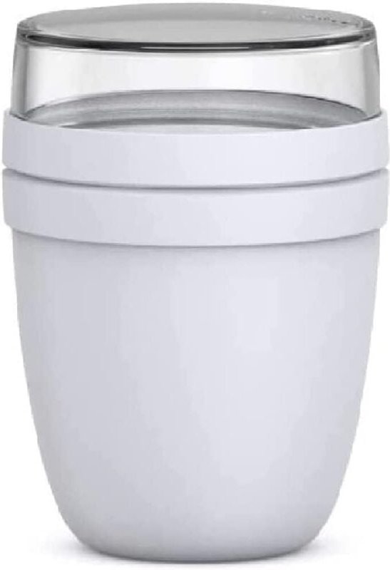 Thumbnail - Aufbewahrungsbox, Lunchpot Ellipse - 500 ml - Praktischer Müslibecher, Joghurtbecher, To Go Becher - Geeignet für Gefrie...