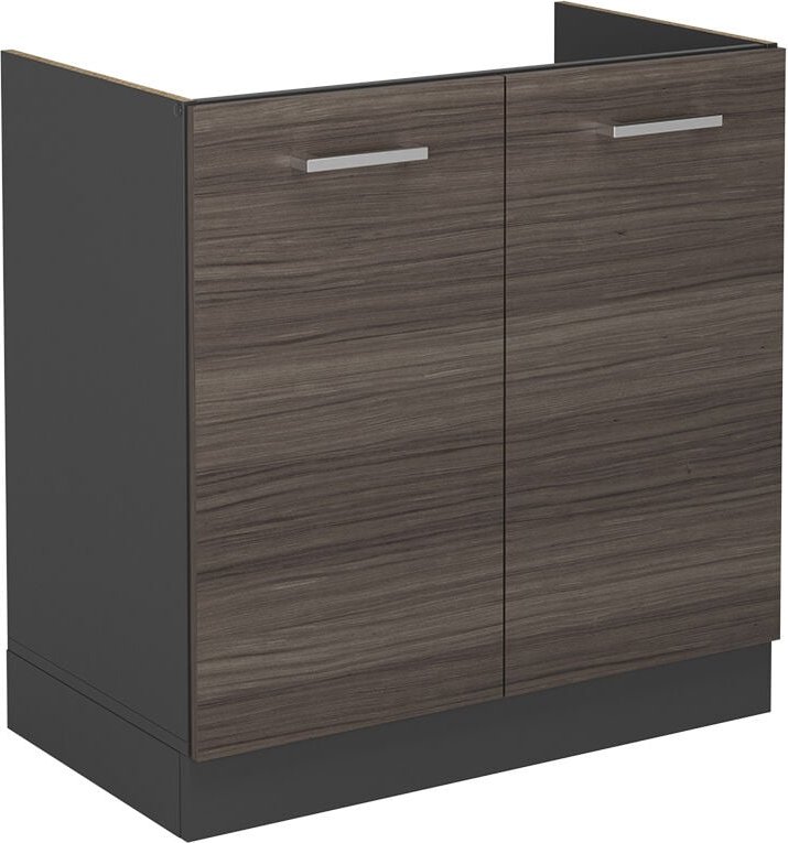 Vicco - Spülenunterschrank R-Line, Edelgrau, 80 cm ohne Arbeitsplatte