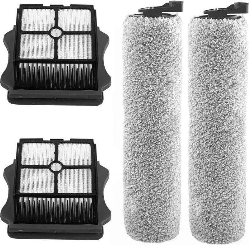 Thumbnail - Set of 4 accessories compatible with Tineco iFloor3 and Floor One S3 vacuum cleaners, 2 hepa filters and 2 brush rollers...