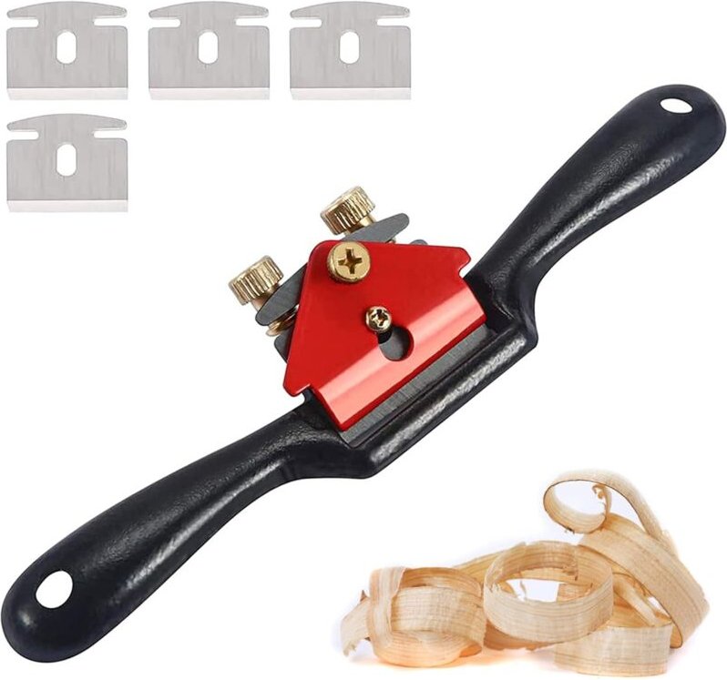 Holzbearbeitungs-Handwerkzeug, manuell verstellbarer Handkantenhobel, Holzbearbeitungsschneider, 210 mm verstellbarer ma...