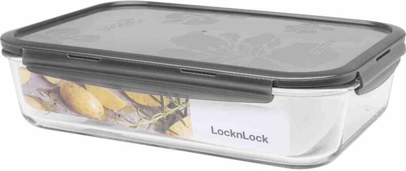 Thumbnail - Lock&lock - Box 'Boroseal' 3,6 l eckig 34,5 x 23,6 x 8,8 cm, transparent