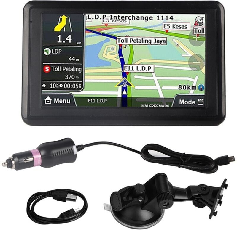 Universal 5 Zoll Touchscreen Auto Navigator GPS Navigation DDR256M 8G MP3 FM Europa Karte Q5 1