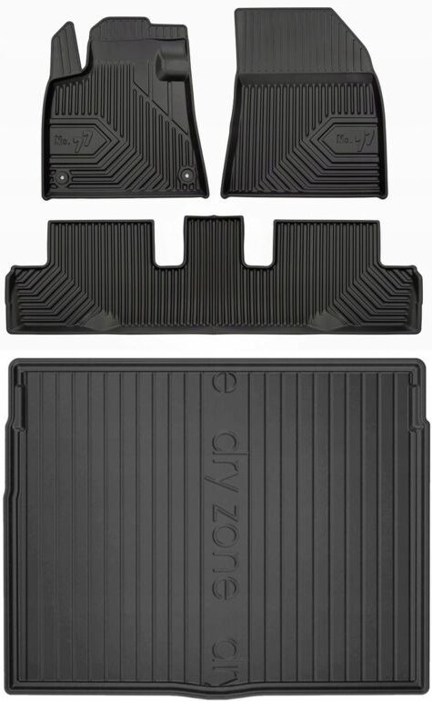 Thumbnail - SET 77 Gummimatten und Fußmatten CITROEN C4 Picasso 2 2013-2019