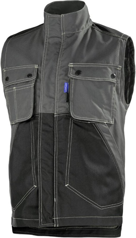 Gilet Craft Worker Grau Anthrazit/ Schwarz Xl