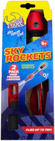 Cofi 1453 - 2er Pack Sky Rockets Handwerfer-Gartenspiel Himmelsraketen