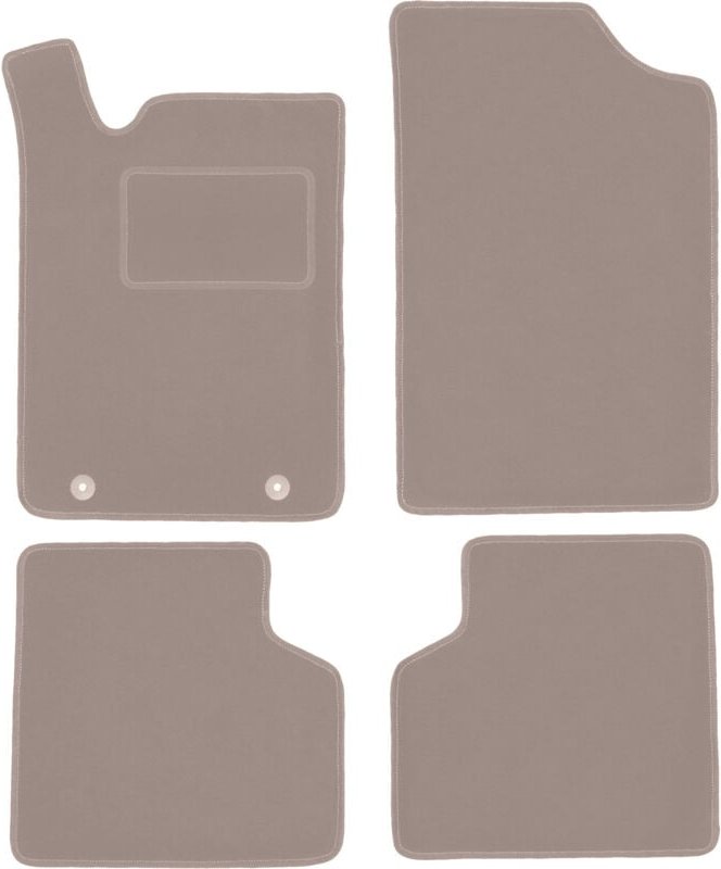 Beige Veloursmatten für: Citroen Xantia X1 / X2 Break, Kombi, Liftback (1993-2001)