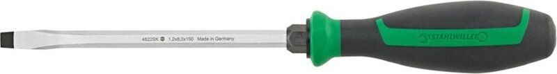 Stahlwille 4622SK/3 6,5x1,2 Schlitzschraubendreher DRALL+ -Griff mit Schlagkappe