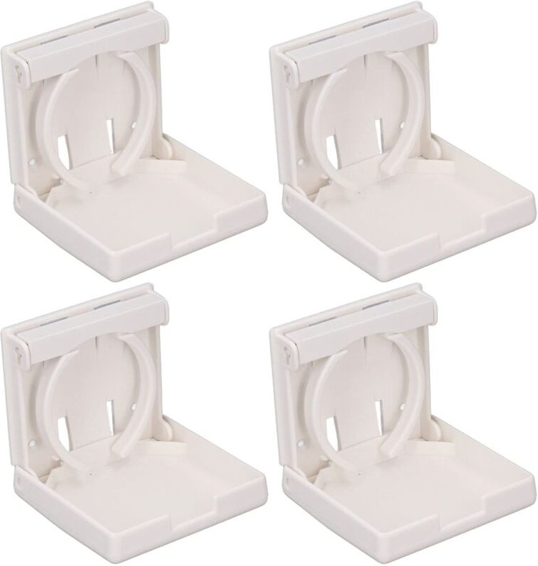 Zoternen - Verstellbarer Becherhalter, 4 Stück, Platzsparend, Faltbar, Kratzfest, Multifunktional, für lkw, Autos, Schif...