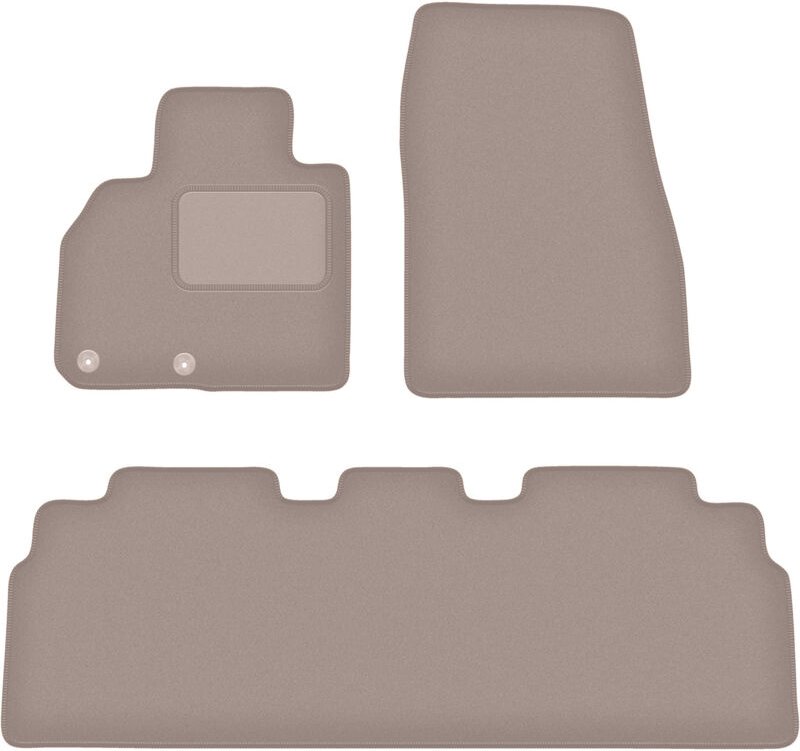 Beige Veloursmatten für: Renault Espace Initiale (2015-)